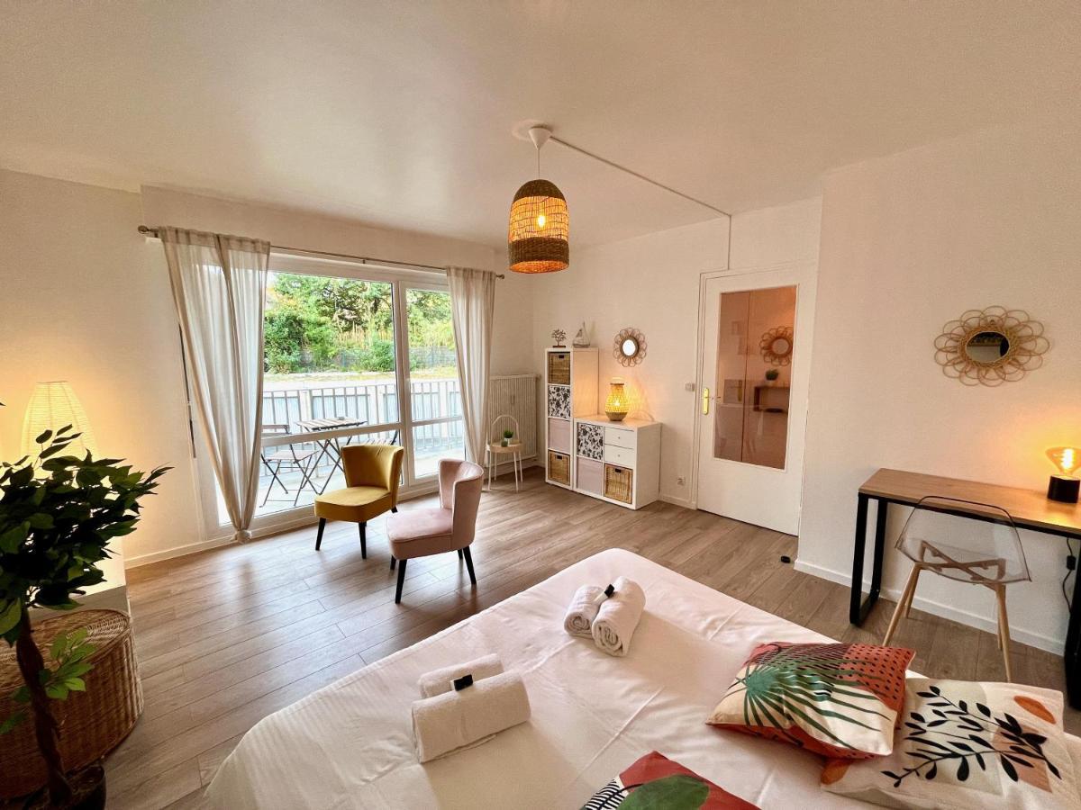 Nihal, Studio Proche Zenith Avec Parking Et Balcon カーン エクステリア 写真